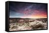 Sunset at Canyon Near Moab, Utah-Matt Jones-Framed Stretched Canvas