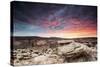 Sunset at Canyon Near Moab, Utah-Matt Jones-Stretched Canvas