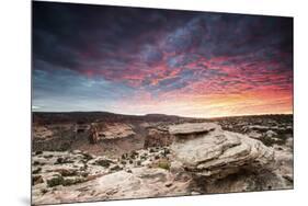 Sunset at Canyon Near Moab, Utah-Matt Jones-Mounted Photographic Print