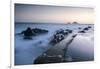 Sunset at Cape Cornwall, Brisons, Cornwall, England, United Kingdom, Europe-Bill Ward-Framed Premium Photographic Print