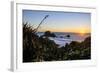 Sunset at Cape Foulwind Near Westport, West Coast, South Island, New Zealand, Pacific-Michael Runkel-Framed Photographic Print