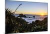 Sunset at Cape Foulwind Near Westport, West Coast, South Island, New Zealand, Pacific-Michael Runkel-Mounted Photographic Print