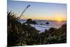 Sunset at Cape Foulwind Near Westport, West Coast, South Island, New Zealand, Pacific-Michael Runkel-Mounted Photographic Print