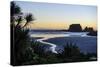 Sunset at Cape Foulwind Near Westport, West Coast, South Island, New Zealand, Pacific-Michael Runkel-Stretched Canvas