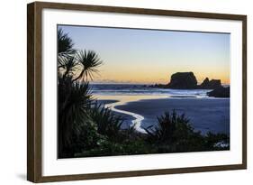 Sunset at Cape Foulwind Near Westport, West Coast, South Island, New Zealand, Pacific-Michael Runkel-Framed Photographic Print