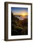 Sunset at Cape Foulwind Near Westport, West Coast, South Island, New Zealand, Pacific-Michael Runkel-Framed Premium Photographic Print