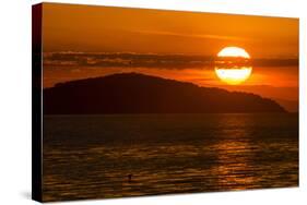 Sunset at Cape Maclear, Lake Malawi, Malawi, Africa-Michael Runkel-Stretched Canvas