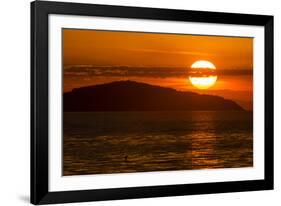 Sunset at Cape Maclear, Lake Malawi, Malawi, Africa-Michael Runkel-Framed Photographic Print