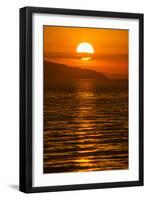 Sunset at Cape Maclear, Lake Malawi, Malawi, Africa-Michael Runkel-Framed Photographic Print