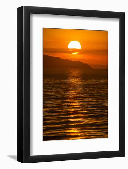 Sunset at Cape Maclear, Lake Malawi, Malawi, Africa-Michael Runkel-Framed Photographic Print