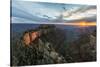 Sunset at Cape Royal, North Rim, Grand Canyon National Park, UNESCO World Heritage Site, Arizona, U-Francesco Vaninetti-Stretched Canvas