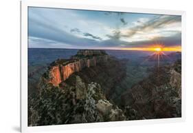 Sunset at Cape Royal, North Rim, Grand Canyon National Park, UNESCO World Heritage Site, Arizona, U-Francesco Vaninetti-Framed Photographic Print