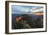 Sunset at Cape Royal, North Rim, Grand Canyon National Park, UNESCO World Heritage Site, Arizona, U-Francesco Vaninetti-Framed Photographic Print