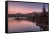 Sunset at Caples Lake, Sierra Nevada-Vincent James-Framed Stretched Canvas