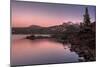 Sunset at Caples Lake, Sierra Nevada-Vincent James-Mounted Photographic Print