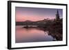 Sunset at Caples Lake, Sierra Nevada-Vincent James-Framed Photographic Print