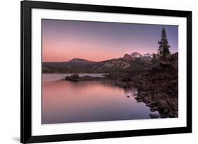 Sunset at Caples Lake, Sierra Nevada-Vincent James-Framed Photographic Print