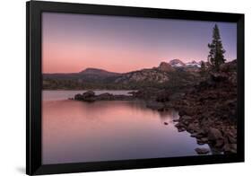 Sunset at Caples Lake, Sierra Nevada-Vincent James-Framed Photographic Print