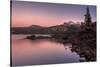 Sunset at Caples Lake, Sierra Nevada-Vincent James-Stretched Canvas