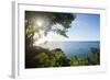 Sunset at Castara Bay in Tobago, Trinidad and Tobago, West Indies, Caribbean, Central America-Alex Treadway-Framed Photographic Print