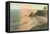Sunset at Castle Rock Beach-null-Framed Stretched Canvas