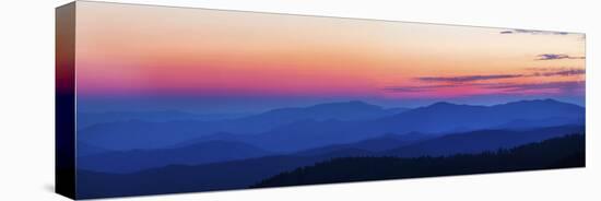 Sunset at Clingmans Dome, Great Smoky Mountains National Park, Tennessee, USA-null-Stretched Canvas