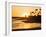 Sunset at Corona Del Mar Beach, Newport Beach, Orange County, California, United States of America,-Richard Cummins-Framed Photographic Print