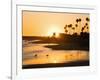 Sunset at Corona Del Mar Beach, Newport Beach, Orange County, California, United States of America,-Richard Cummins-Framed Photographic Print