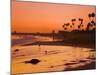 Sunset at Corona Del Mar Beach, Newport Beach, Orange County, California, United States of America,-Richard Cummins-Mounted Photographic Print