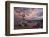 Sunset at Crater Lake with Wizard Island-James-Framed Photographic Print