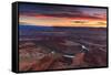 Sunset at Dead Horse-Shawn & Corinne Severn-Framed Stretched Canvas