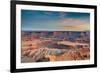 Sunset at Deadhorse Point SP, Colorado River and Canyonlands NP-Howie Garber-Framed Photographic Print