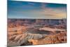 Sunset at Deadhorse Point SP, Colorado River and Canyonlands NP-Howie Garber-Mounted Photographic Print