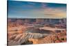Sunset at Deadhorse Point SP, Colorado River and Canyonlands NP-Howie Garber-Stretched Canvas