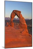 Sunset at Delicate Arch, Arches National Park, Moab, Utah, United States of America, North America-Peter Barritt-Mounted Photographic Print