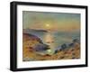 Sunset at Douarnenez, Ca, 1883-Pierre-Auguste Renoir-Framed Premium Giclee Print