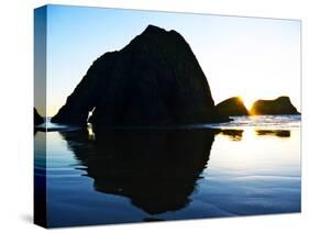 Sunset at Ecola State Park, Oregon-Maureen Eversgerd-Stretched Canvas