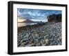 Sunset at Elgol Beach on Loch Scavaig, Cuillin Mountains, Isle of Skye, Scotland-Chris Hepburn-Framed Photographic Print