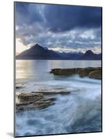 Sunset at Elgol Beach on Loch Scavaig, Cuillin Mountains, Isle of Skye, Scotland-Chris Hepburn-Mounted Photographic Print