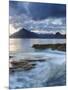 Sunset at Elgol Beach on Loch Scavaig, Cuillin Mountains, Isle of Skye, Scotland-Chris Hepburn-Mounted Photographic Print