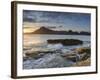 Sunset at Elgol Beach on Loch Scavaig, Cuillin Mountains, Isle of Skye, Scotland-Chris Hepburn-Framed Photographic Print