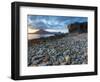 Sunset at Elgol Beach on Loch Scavaig, Cuillin Mountains, Isle of Skye, Scotland-Chris Hepburn-Framed Photographic Print