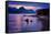 Sunset at Elgol, Isle of Skye, Inner Hebrides, Scotland, United Kingdom, Europe-Karen Deakin-Framed Stretched Canvas
