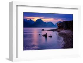 Sunset at Elgol, Isle of Skye, Inner Hebrides, Scotland, United Kingdom, Europe-Karen Deakin-Framed Photographic Print