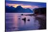 Sunset at Elgol, Isle of Skye, Inner Hebrides, Scotland, United Kingdom, Europe-Karen Deakin-Stretched Canvas