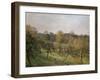 Sunset at Eragny, 1902-Camille Pissarro-Framed Giclee Print