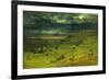 Sunset at et retat-George Inness-Framed Giclee Print