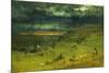 Sunset at et retat-George Inness-Mounted Giclee Print