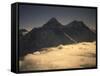 Sunset at Everest, Nepal-Michael Brown-Framed Stretched Canvas