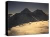 Sunset at Everest, Nepal-Michael Brown-Stretched Canvas